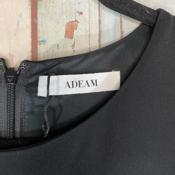 Adeam- NWT! Midi Combo Print Shoulder Detail Dress - Picture 8 of 16